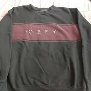Obey distressed sweatshirt